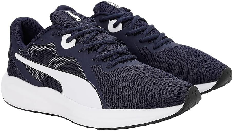 PUMA Herren Twitch Runner Fresh Strassen-Laufschuh 40 EU Puma Navy Puma White, 40 EU Puma Navy Puma