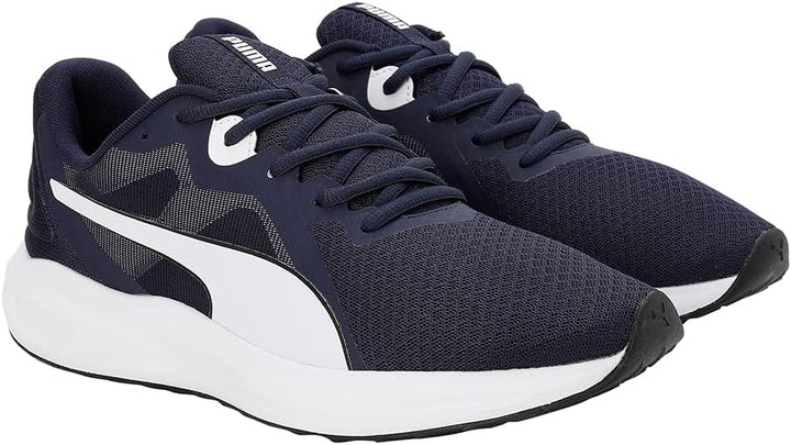 PUMA Herren Twitch Runner Fresh Strassen-Laufschuh 40 EU Puma Navy Puma White, 40 EU Puma Navy Puma