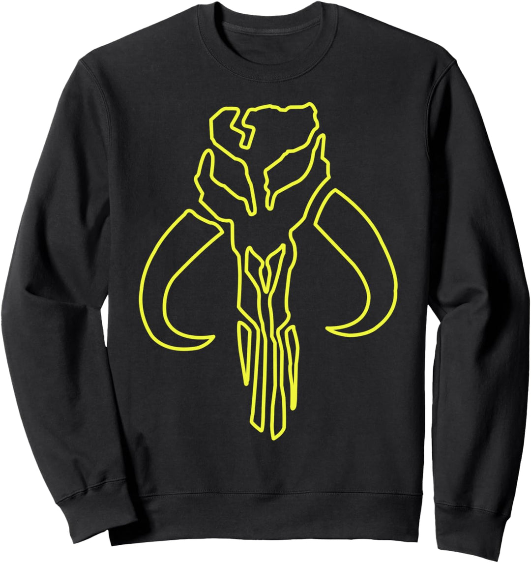 Star Wars The Mandalorian Mythosaur Neon Outline Sweatshirt