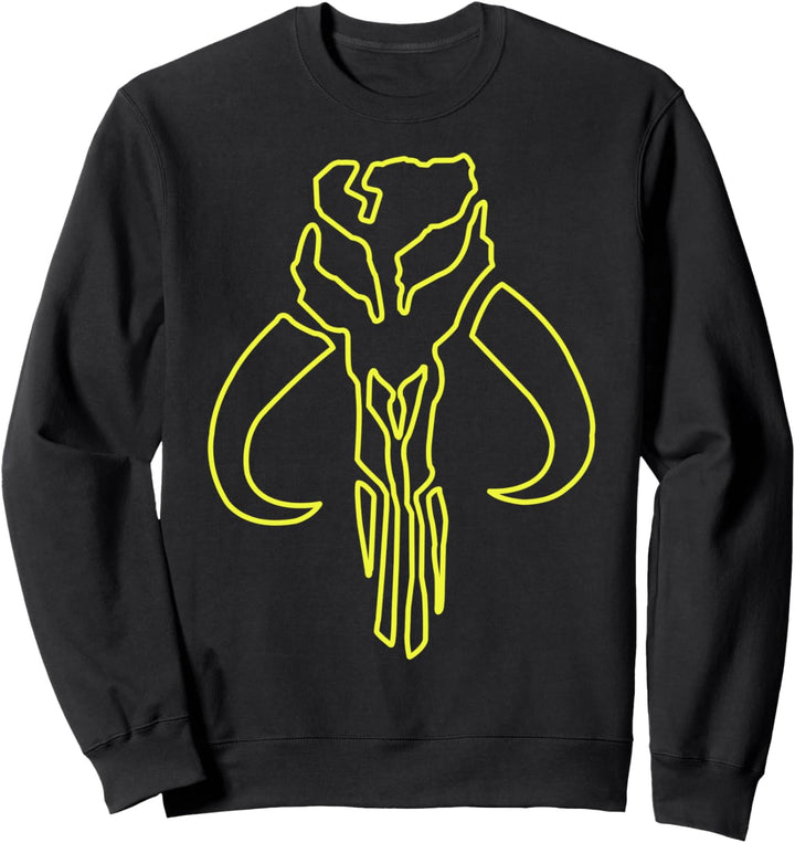 Star Wars The Mandalorian Mythosaur Neon Outline Sweatshirt