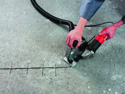 Flex Mauerschlitzer MS 1706 FR Set (schiebender, ziehender Schnitt, Schnitttiefe 0-35 mm, Nutbreite
