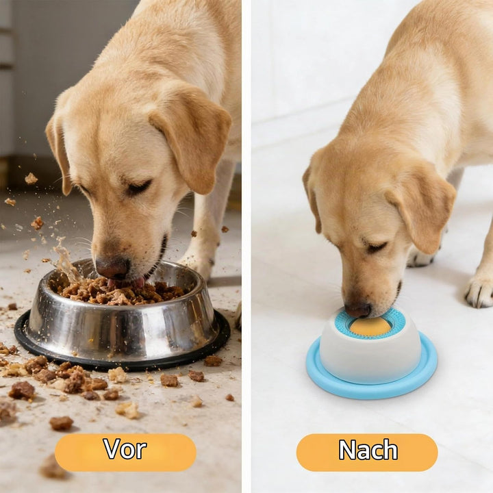 2 Stück Schleckball Hund, Smoothie Dog Schleckball für Hunde, Lick Sphere Bowl, Leckkugel Schleckspi
