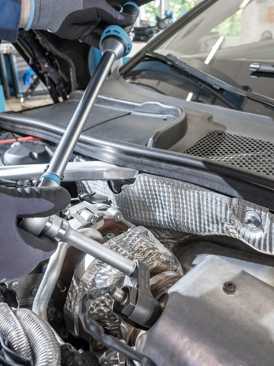 HAZET Lambdasonde 4680-5 | Abtrieb: Sechskant | Schlüsselweite: 22 mm | Für die Montage oder Demonta