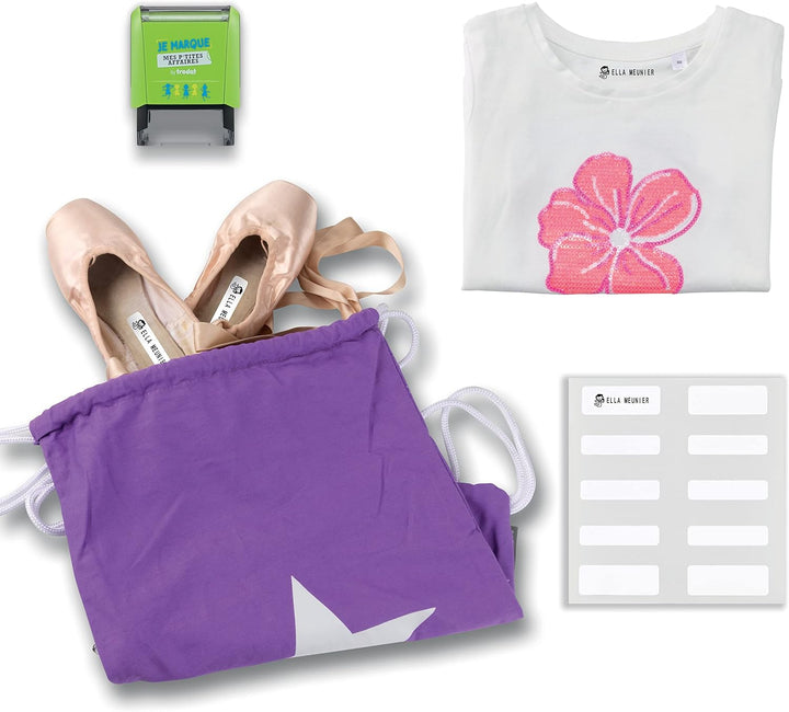 Stempel Trodat" Je mark mes P'tites Affaires" – markieren Sie die Sachen Ihrer Kinder mit einem komp