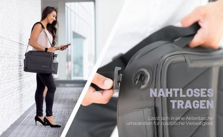 Gomatic Messenger Bag 15 L | Umhängetasche | Laptop-Tasche | Schulter-Tasche | Arbeitstasche | Kamer
