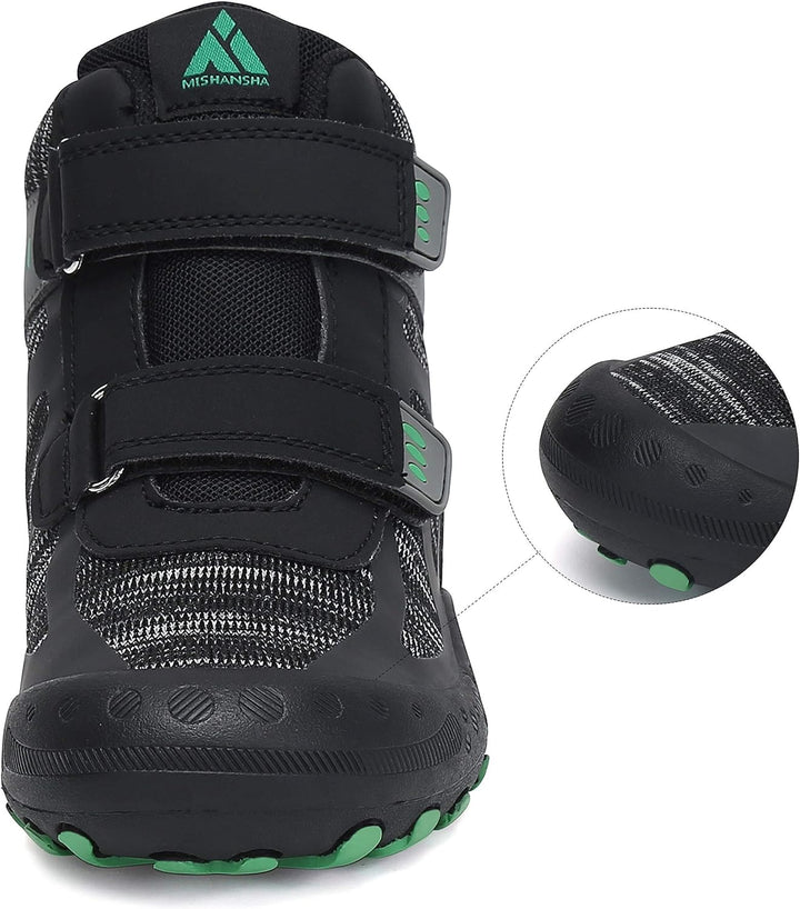 Mishansha Kinder Wanderschuhe rutschfest Leicht Trekking Wanderstiefel für Jungen Mädchen Gr.24-38 T