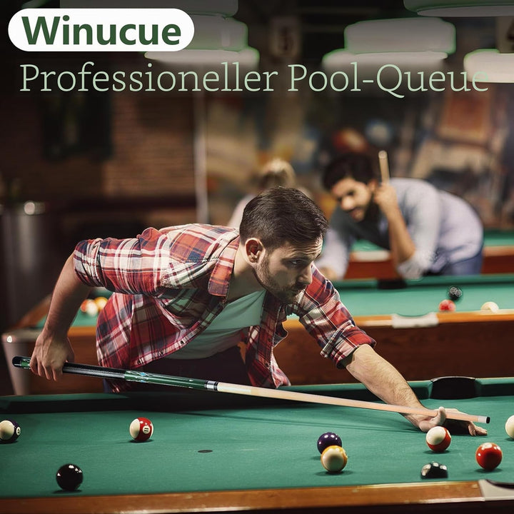 Billard Queue 18 19 20 21 oz, 58" Pool Queue Sticks 13mm Spitzen für Professionelle Billardspieler,