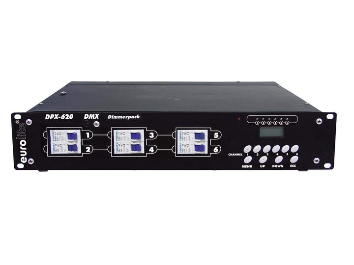 EUROLITE DPX-620 DMX Dimmerpack | Digitales 6-Kanal Dimmerpack