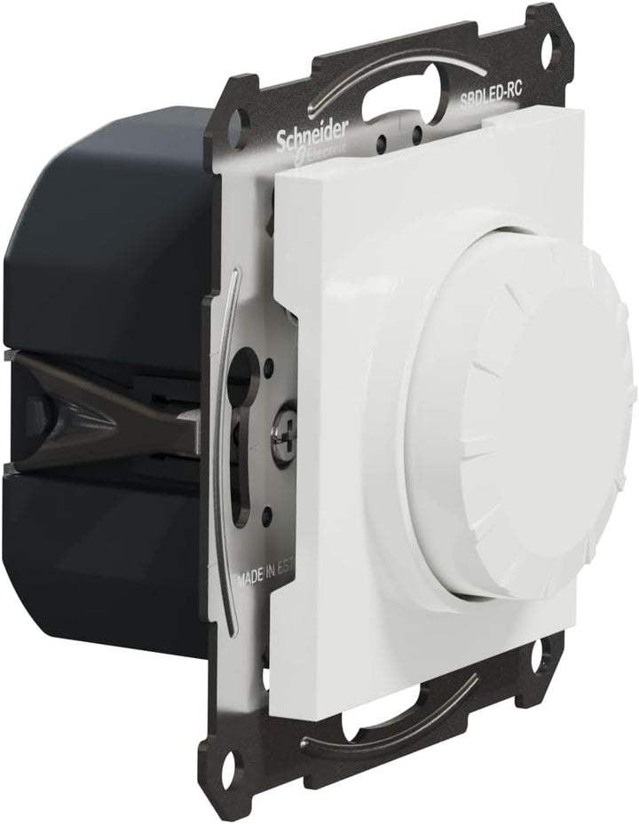 Schneider Electric Asfora EPH6870121D Dimmerschalter, Drehdimmer für LED Lampen Halogenlampen, 230V,