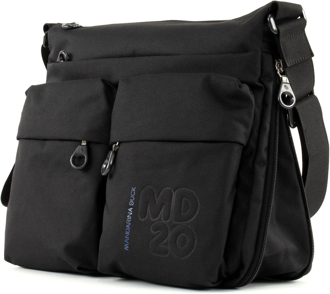 Mandarina Duck Md 20 Umhängetasche Schwarz, Schwarz