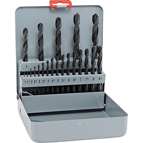 ALPEN Bohrer-Kassetten Set Sprint Master KM 21 (21-tlg., Ø 1,00-13,00 mm, universeller Spiralbohrer,