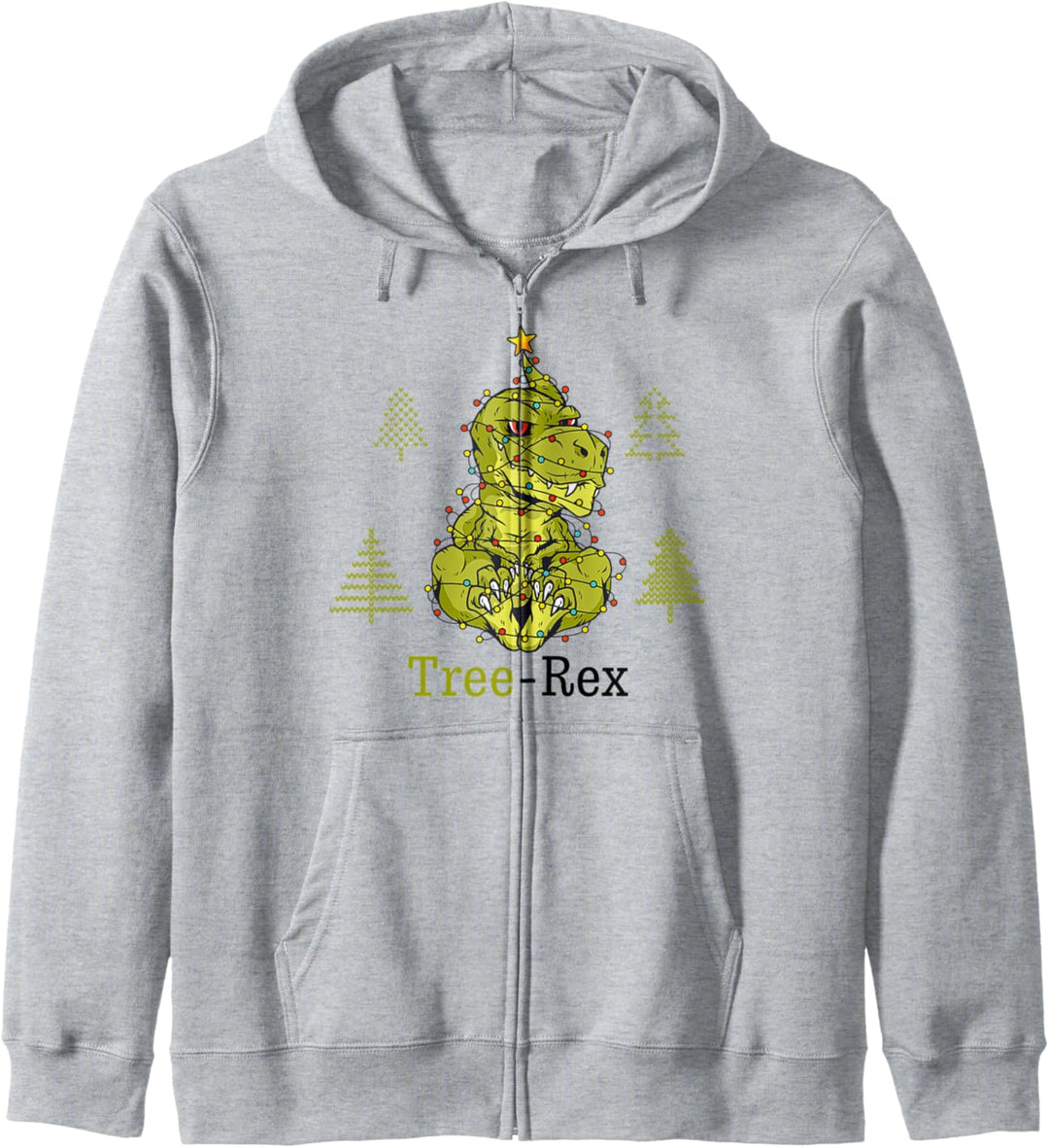 Lustiges Tree Rex Weihnachts Outfit - Kinder Spass Geschenk Kapuzenjacke