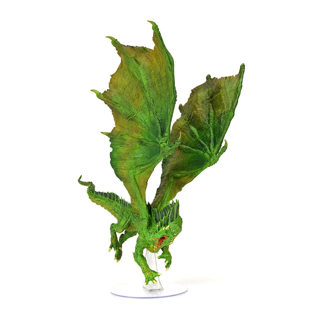 WizKids D&amp;D Icons of The Realms: Adult Green Dragon Figur | DnD Miniaturen Grün für Erwachsene, Grün