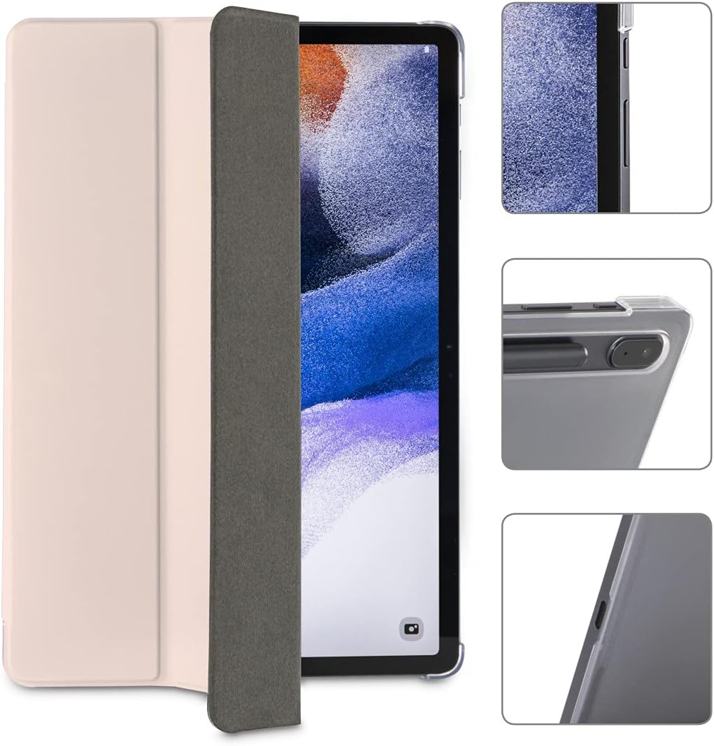Hama Hülle für Samsung Galaxy Tab S7 FE/S7+/S8+ 31,5 cm 12,4 Zoll (aufklappbares Case für Samsung Ta