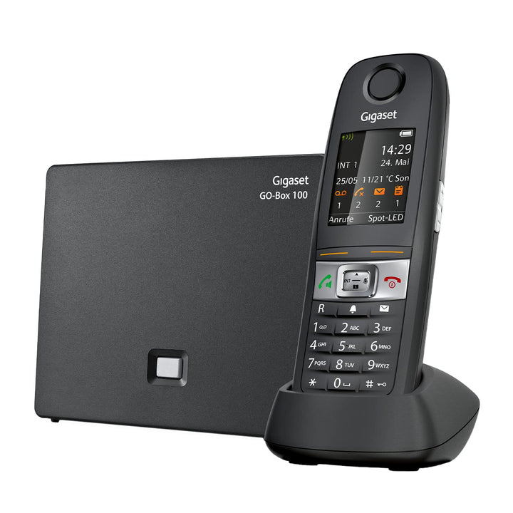 Gigaset E630A GO - Schnurloses Analog & IP-Telefon mit Anrufbeantworter - stossfest, staubresistent,