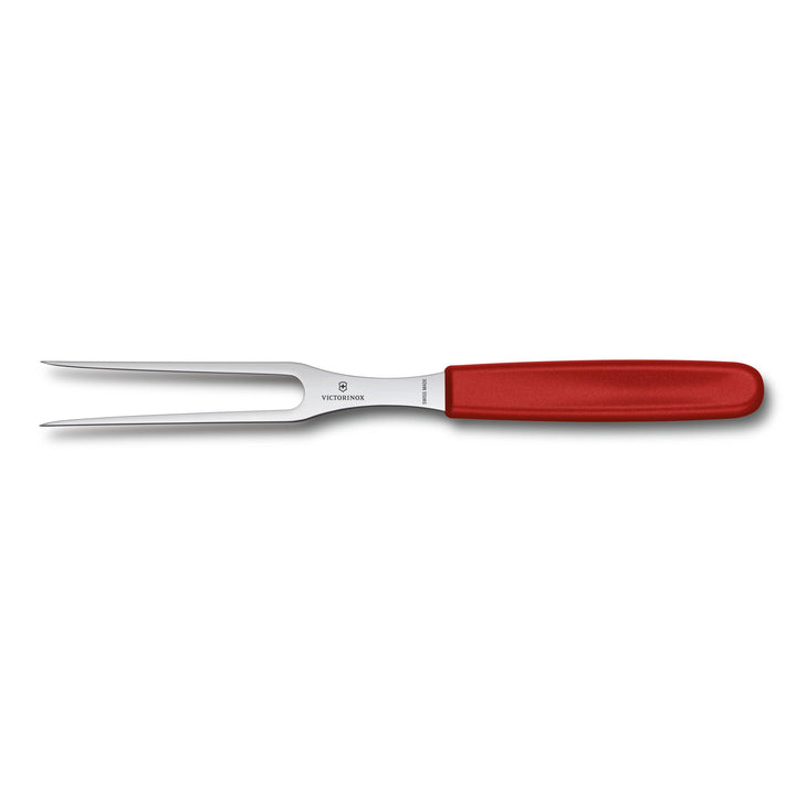 Victorinox Swiss Classic, Profi Tranchiergabel, Extra Scharfe Klinge, 15 cm, Robuster Kunststoffgrif