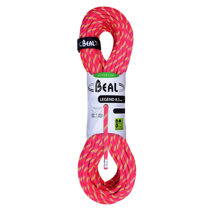 Beal Legend 8,3mm - Halbseil, Länge:60m;Farbe:pink 60 m Rosa, 60 m Rosa