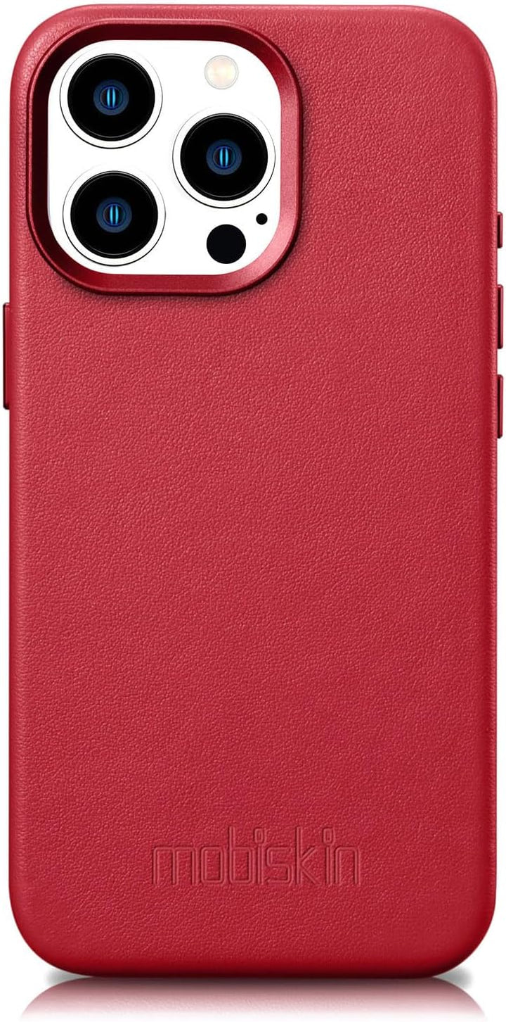 Mobiskin Hülle passend für iPhone 15 PRO MAX (6,7 Zoll), Handyhülle mit Leder, Case kompatibel mit M