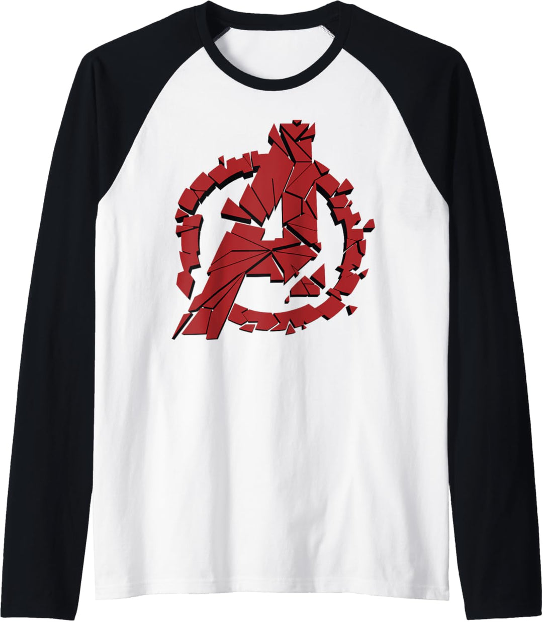 Marvel Avengers Shattered Logo Raglan