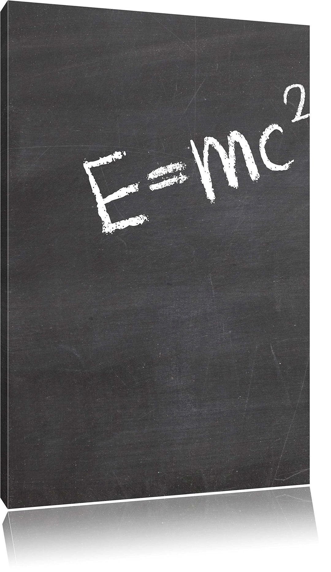 Albert Einstein, Format: 100x70 auf Leinwand, XXL riesige Bilder fertig gerahmt mit Keilrahmen, Kuns