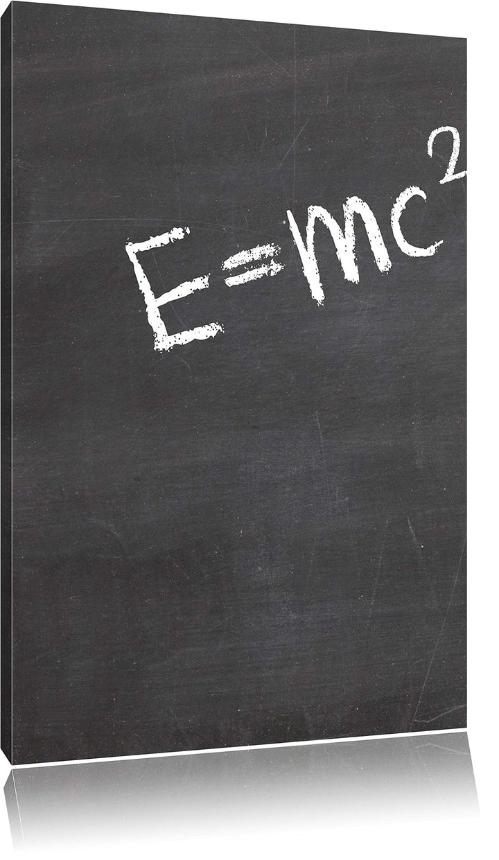 Albert Einstein, Format: 100x70 auf Leinwand, XXL riesige Bilder fertig gerahmt mit Keilrahmen, Kuns