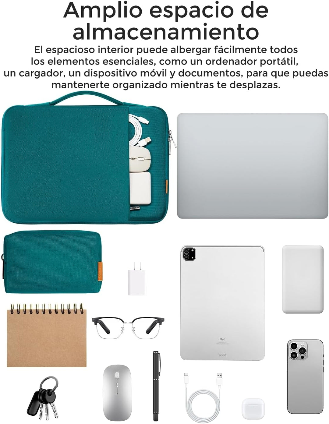 DOMISO Laptoptasche 17 Zoll Hülle Stossfest Wasserdicht Laptop Sleeve PC Case Notebook Schutztasche