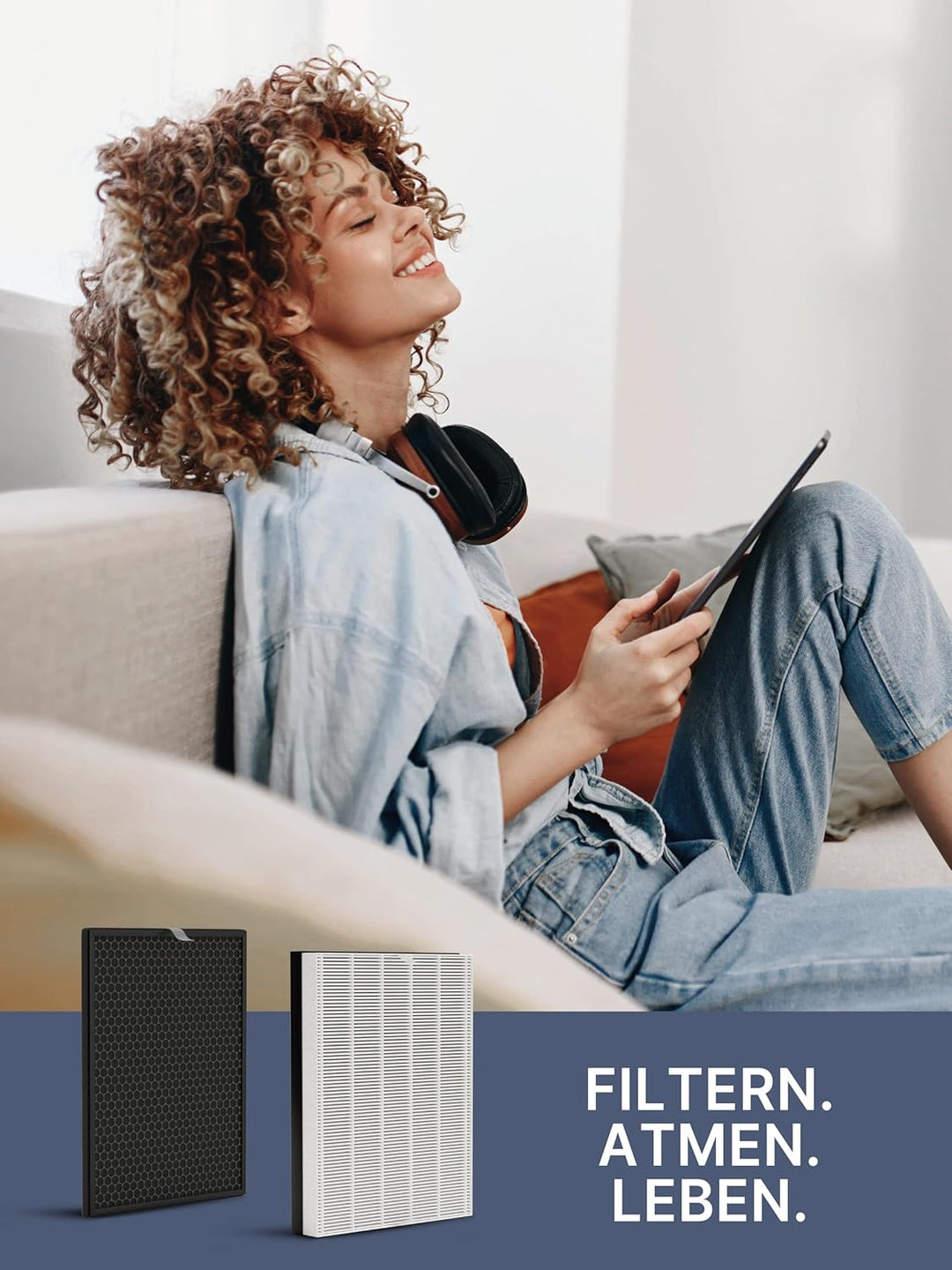 Comedes Raucher- & Allergiker-Filter für Philips Luftreiniger [AC2889, AC2887, AC2882 & AC3829/10] -