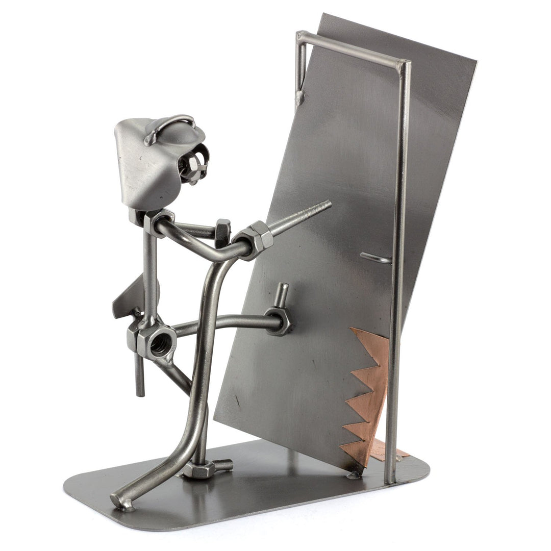 Steelman24 I Schraubenmännchen Feuerwehrmann I Made in Germany I Handarbeit I Geschenkidee I Stahlfi