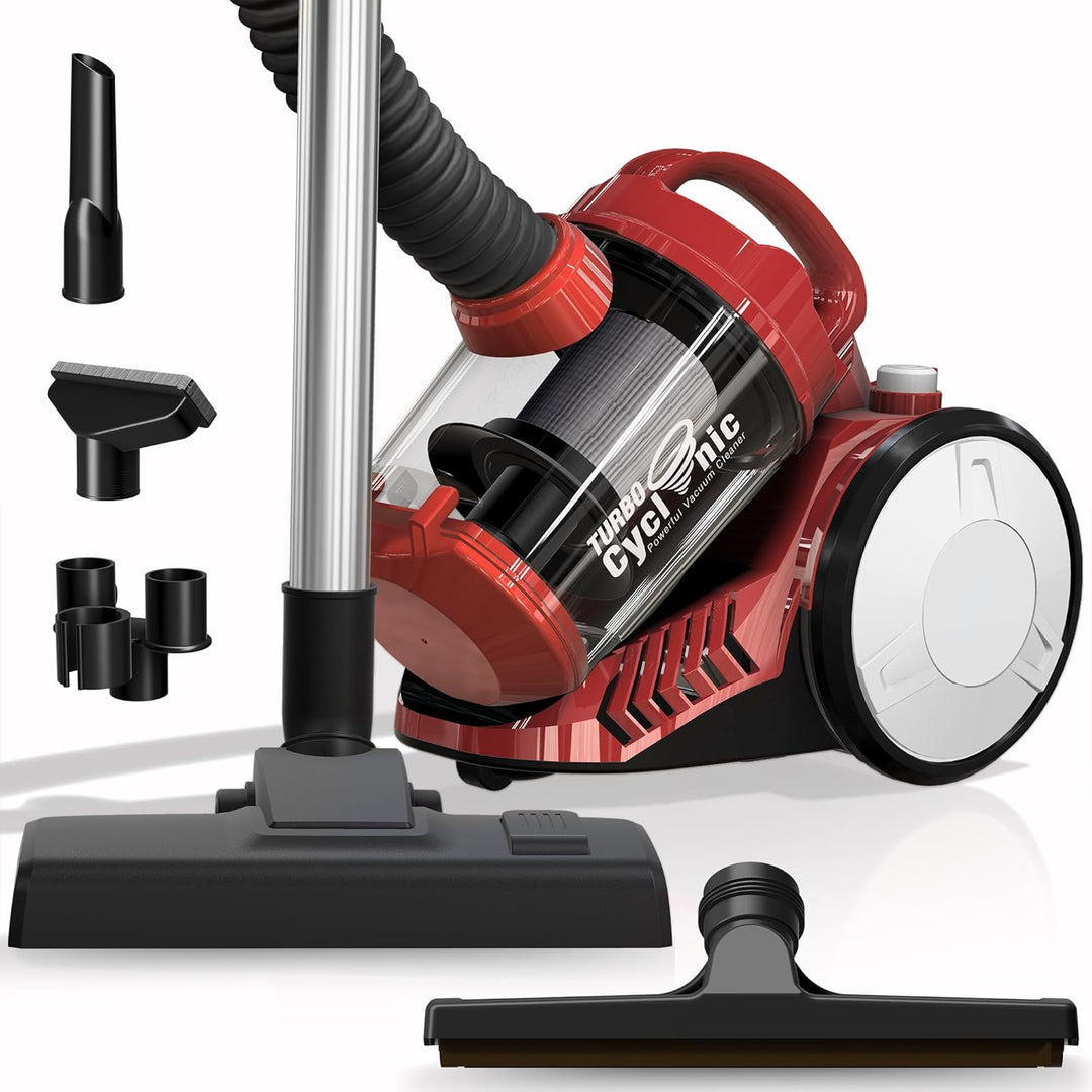 TurboTronic By Z-LINE Multi-Zyklon Staubsauger, 19 kPa Saugkraft (extrem), 900 Watt Hocheffizienzmot