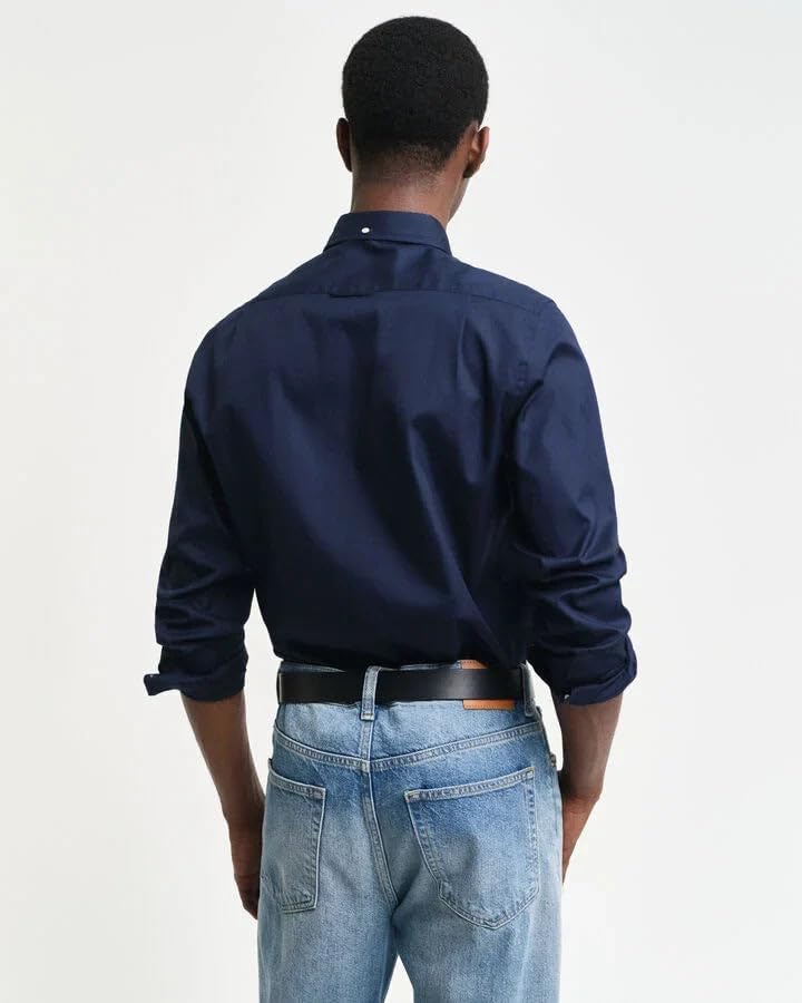 GANT Herren Slim Pinpoint Oxford Shirt Klassisches Hemd XL Marine, XL Marine