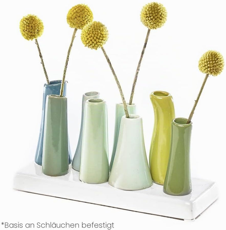 Chive,Pooley 2, einzigartige rechteckige Keramik-Blumenvase, kleine Knospenvase, dekorative Blumenva