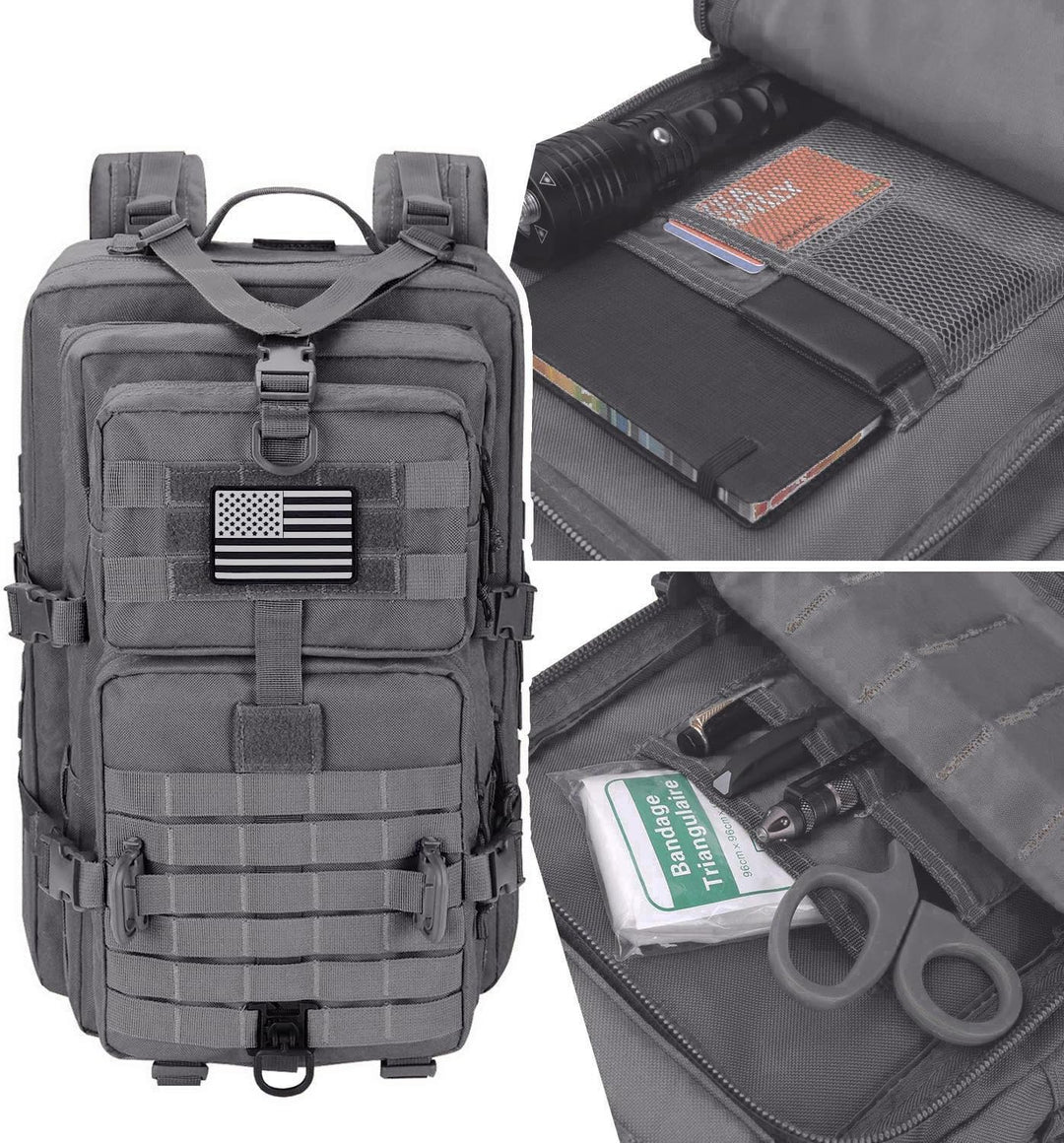 Hannibal Tactical 40L Militär Taktischer Rucksack US Cooper Rucksack Armee Assault Pack 3 Tage Bug O