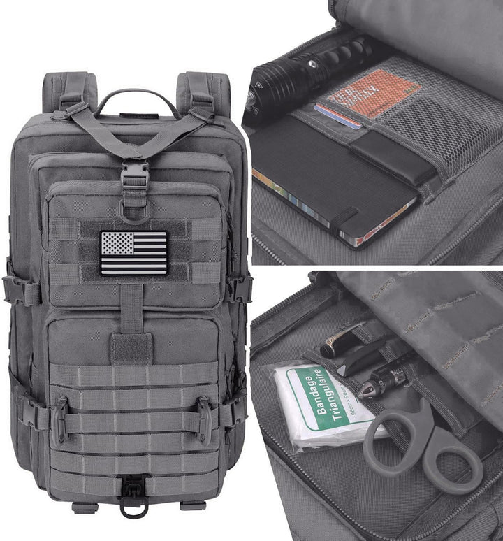 Hannibal Tactical 40L Militär Taktischer Rucksack US Cooper Rucksack Armee Assault Pack 3 Tage Bug O