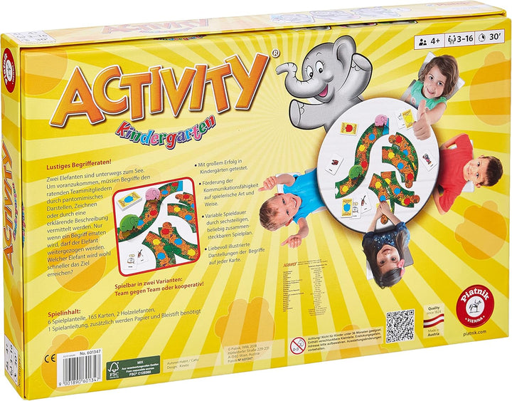 Piatnik 6013 - Activity Kindergarten, 35 cm x 22.5 cm x 4 cm Familienfreundlich, Familienfreundlich