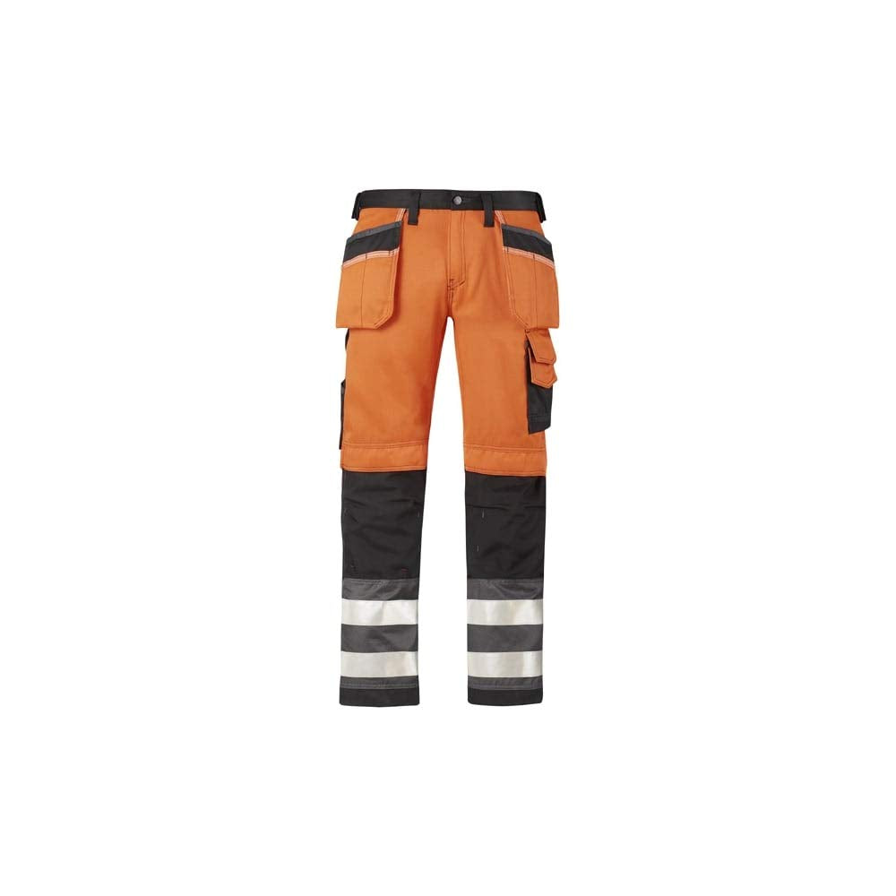 Snickers HV Hose orange Kl. 2 Gr. 100 100 Hv Orange-muted Black, 100 Hv Orange-muted Black