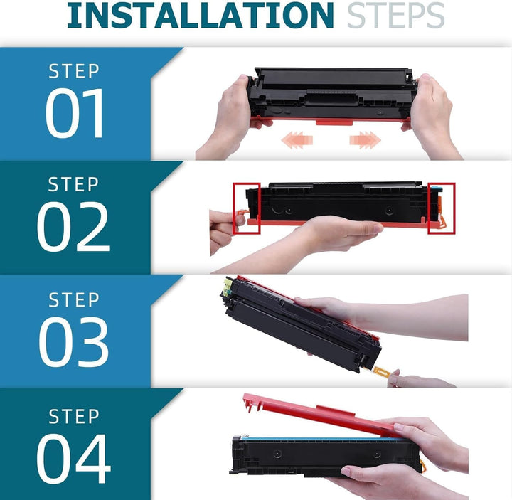 207A 207X MFP M283fdw Toner: Kompatible für HP 207A 207X Color Laserjet Pro MFP M283fdw Toner Schwar