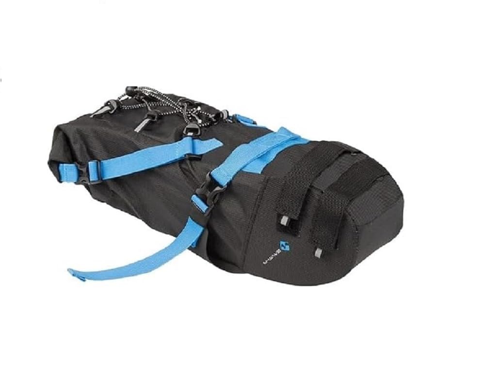 M-WAVE Unisex Fahrrad Satteltasche M Blau, M Blau