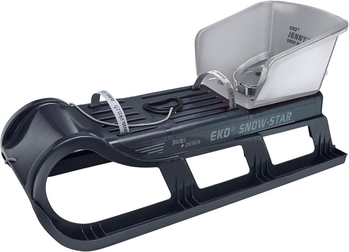 EKO Schlittensitz Jenny, 33x38x24 Silber