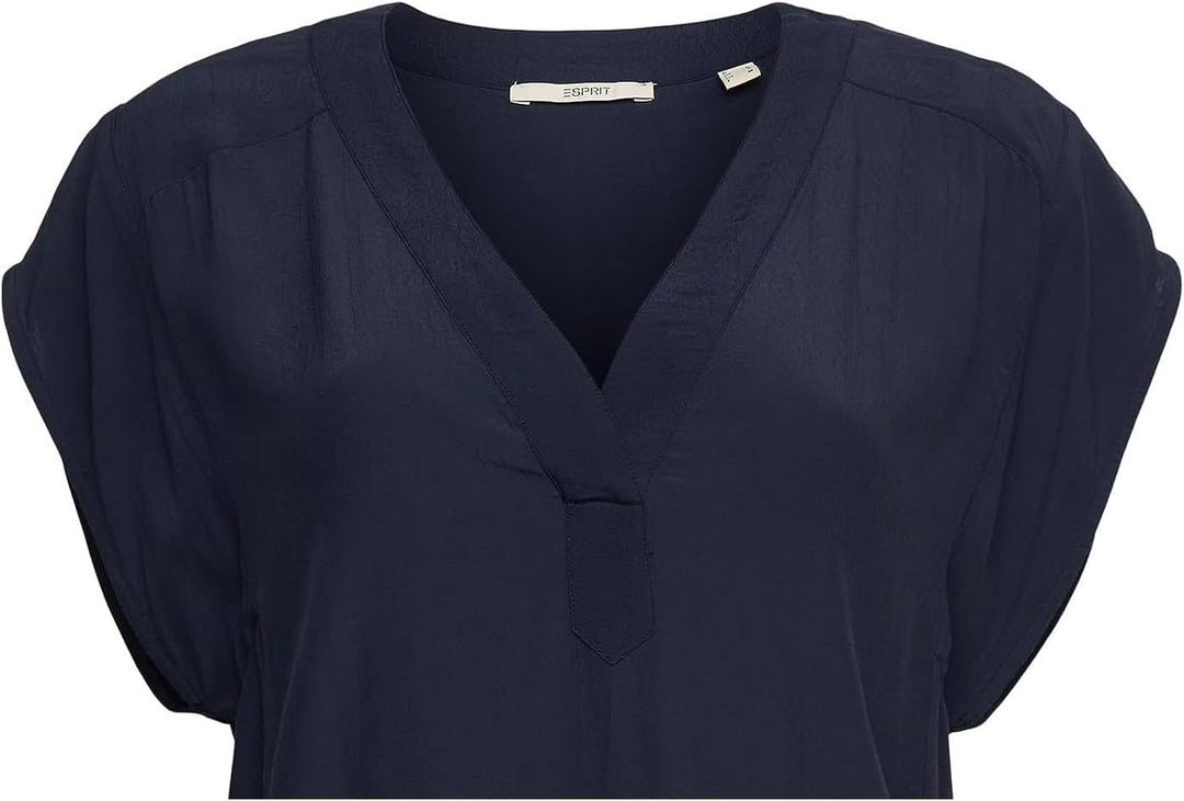 ESPRIT Damen Bluse, S 400/Navy