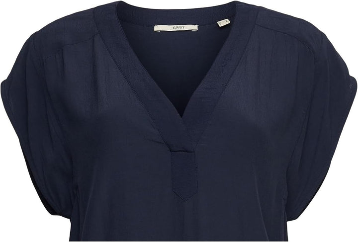 ESPRIT Damen Bluse, S 400/Navy