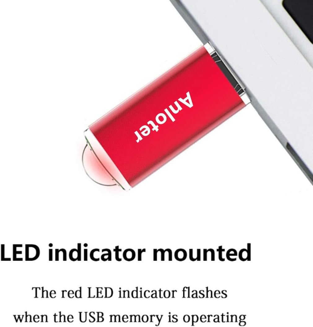 Anloter 50 Stück USB-Flash-Laufwerk Memory Flash Stick Pen Drive Daumen Speicher Speicher für Comput