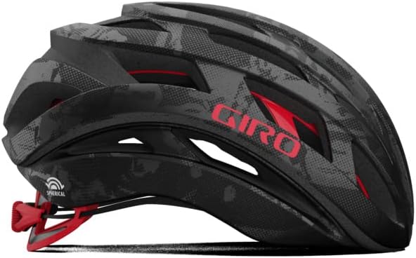 Giro Helios Spherical Rennrad Fahrrad Helm matt schwarz/grau 2022, S