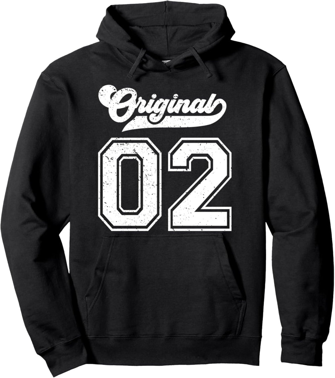 18.Geburtstag Geschenk Jungen Mädchen Original Jahrgang 2002 Pullover Hoodie