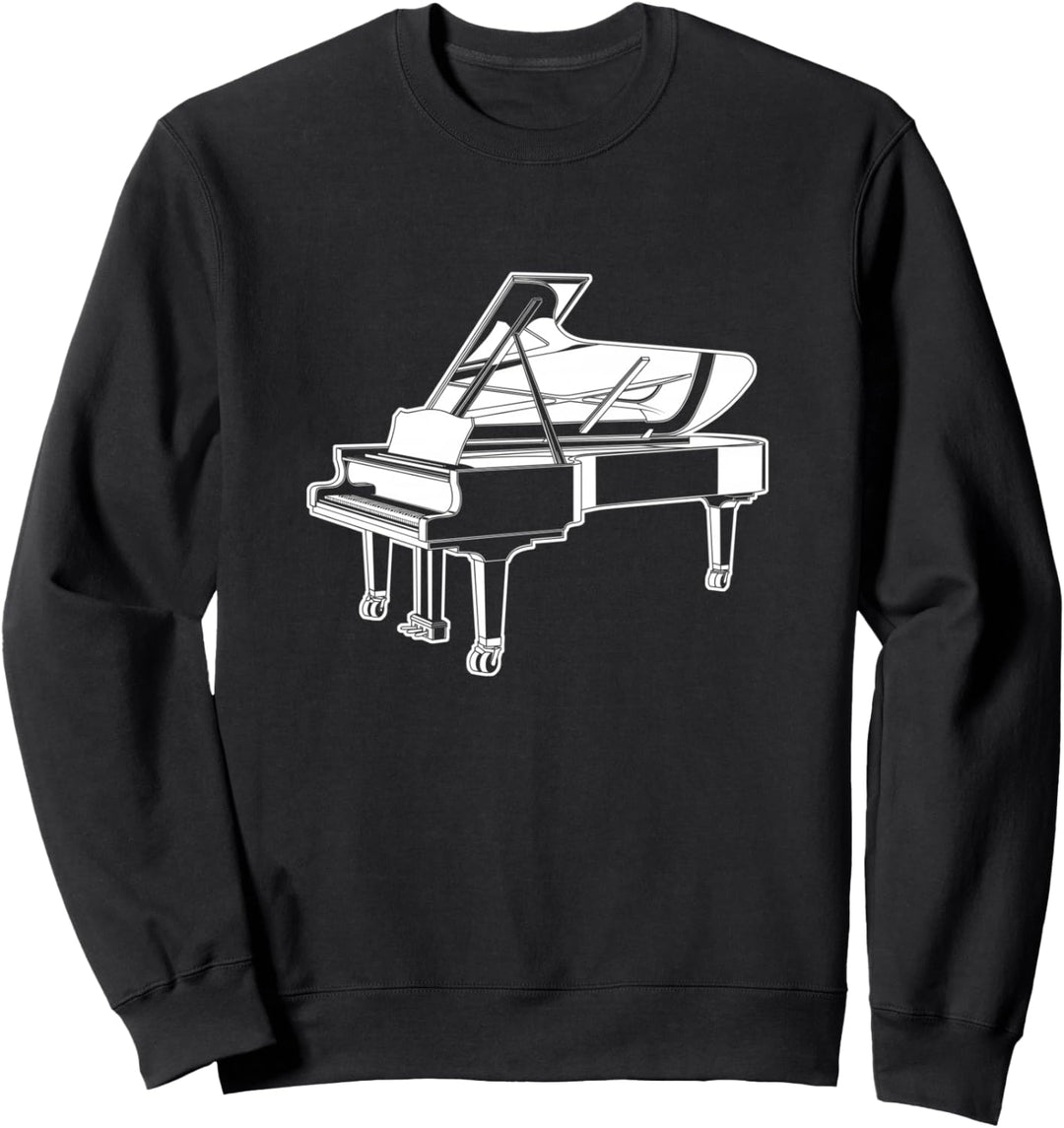 Flügel Klavier Sweatshirt