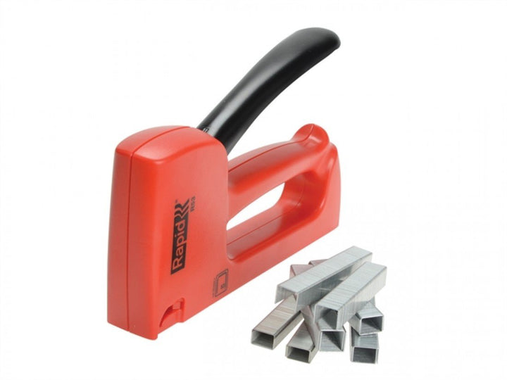 Rapid Handtacker R53 Set, Tacker für Holz und Stoffe inkl. 1068 Klammern Typ 53 Clamshell-Verpackung