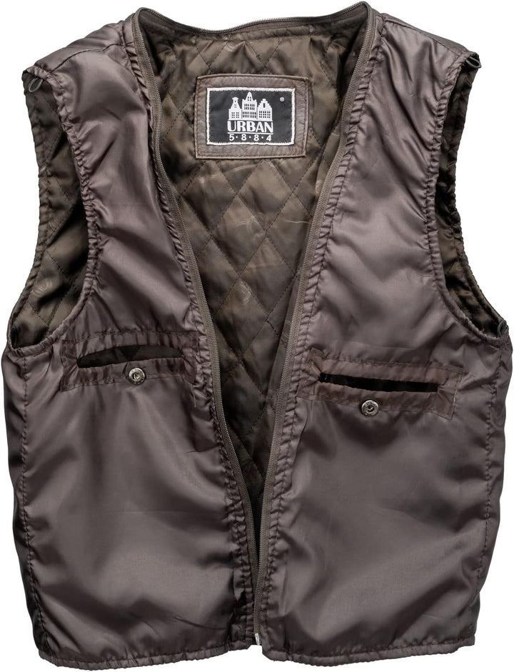 URBAN 5884 Motorradjacke Damen Mit Protektoren, Damenjacke aus Lammleder, Protektoren für Rücken, Sc