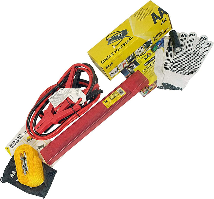 AA Car Essentials 5060114610651 Notfall-Pannen-Set Auto-Set Emergency Breakdown Kit, Auto-Set Emerge