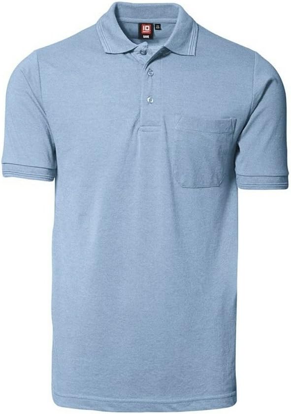 Rex & Holm ID0520 Klassisches Herren Poloshirt, Hellblau, 4XL