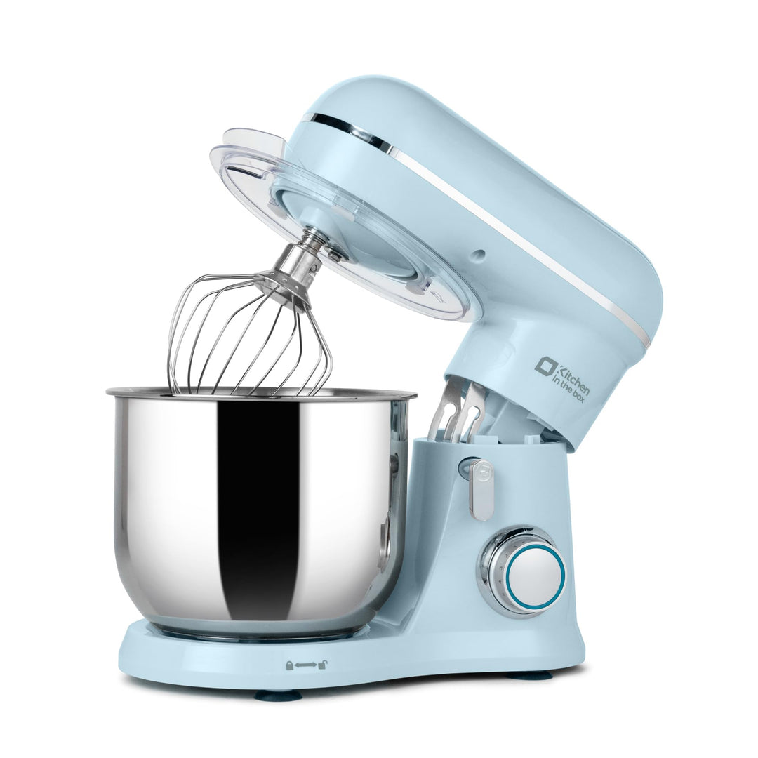 Kitchen in the box Kompakte Küchenmaschine 3,5 L, Rührmaschine & Knetmaschine mit 10 Geschwindigkeit