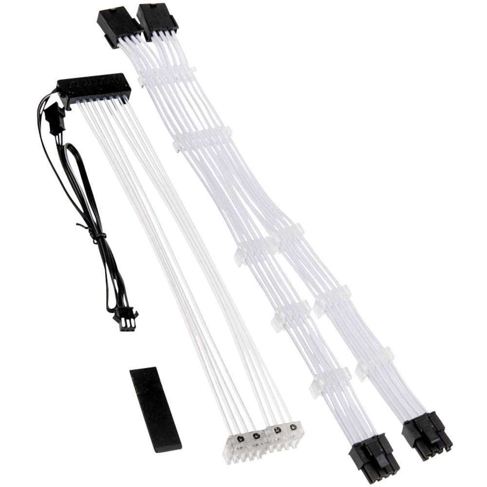 Lian Li Computer, Strom Kabel [2X ATX-Stecker 8pol. (6+2), ATX-Stecker 8pol. - 2X ATX-Stecker 8pol.